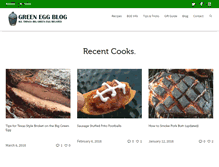 Tablet Screenshot of greeneggblog.com
